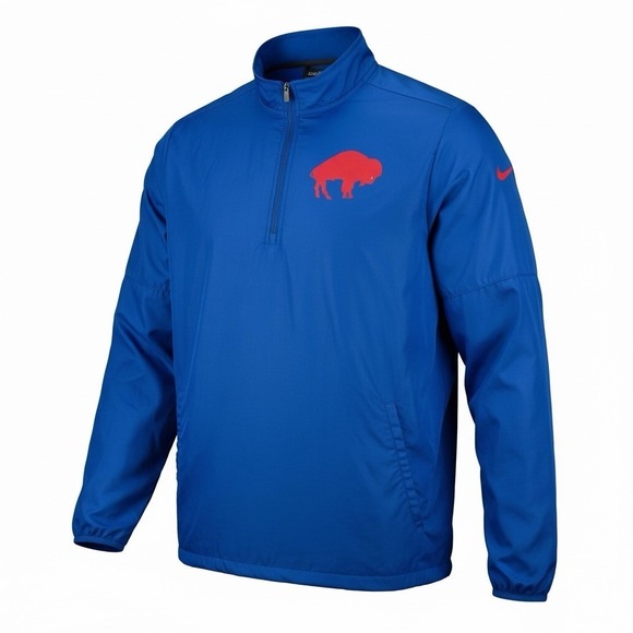 Nike Other - NIKE Storm-Fit On Field Buffalo Bills Long Sleeve 1/4 Zip Pullover Men's Large